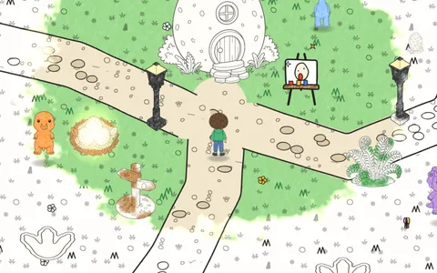 A real screen from Footprint Valley