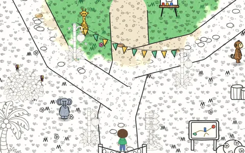 A real screen from Tangletop Jungle